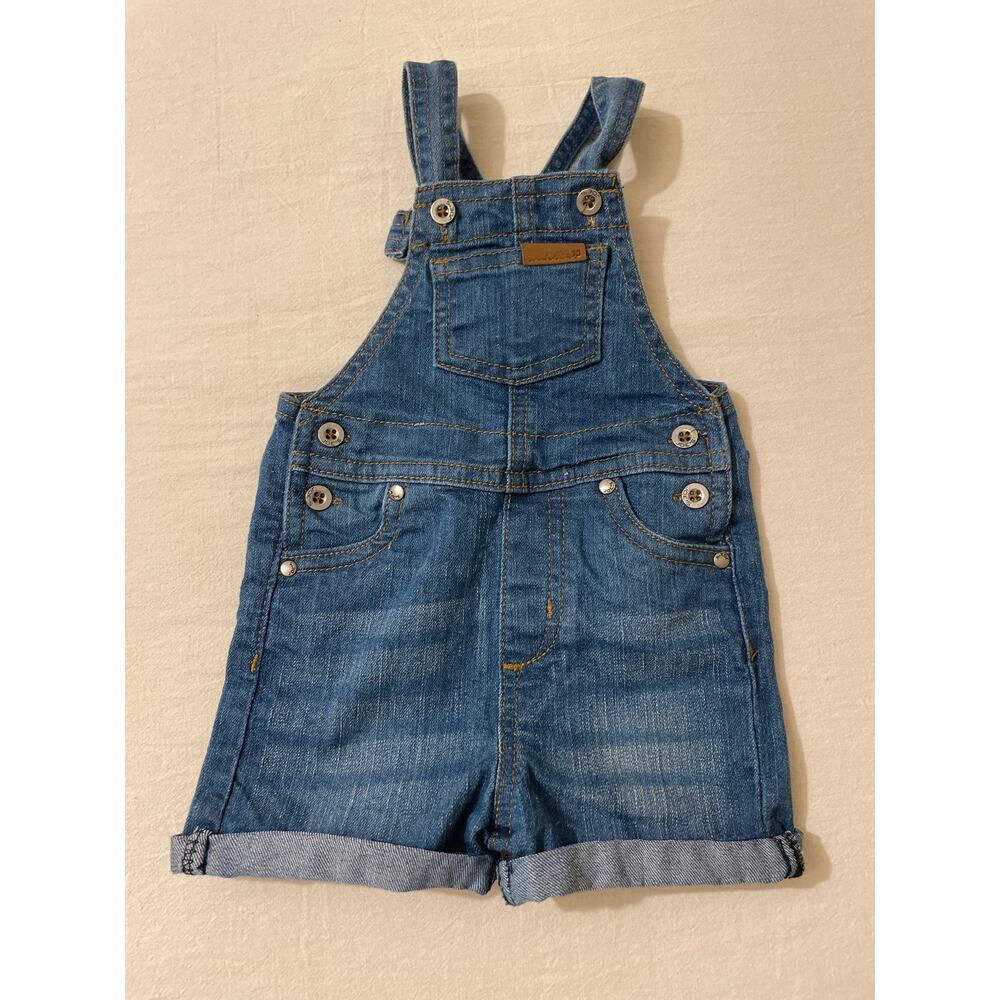 Joe's Jean Overalls 3-6 months denim baby shorts‎ Children's